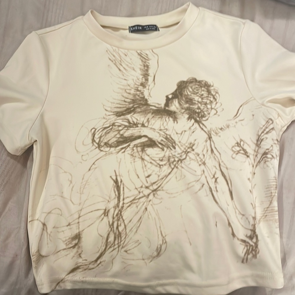 Angel crop top from shein